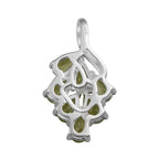 Natürlicher Peridot-Anhänger, 925 Silber ca. 1,74 ct