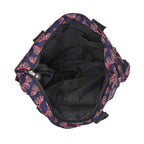 Einfarbige Umhängetasche mit mehreren Fächern, wasserdicht, Größe 36x15x33, schwarz Schmetterling