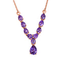 Rose De France Amethyst-Halskette, 45 cm, 3,82 ct.