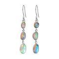 Natürliche, äthiopische Welo Opal-Ohrringe - 2,64 ct.
