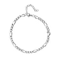 Figaro-Armband, ca. 19 cm, 316L Edelstahl