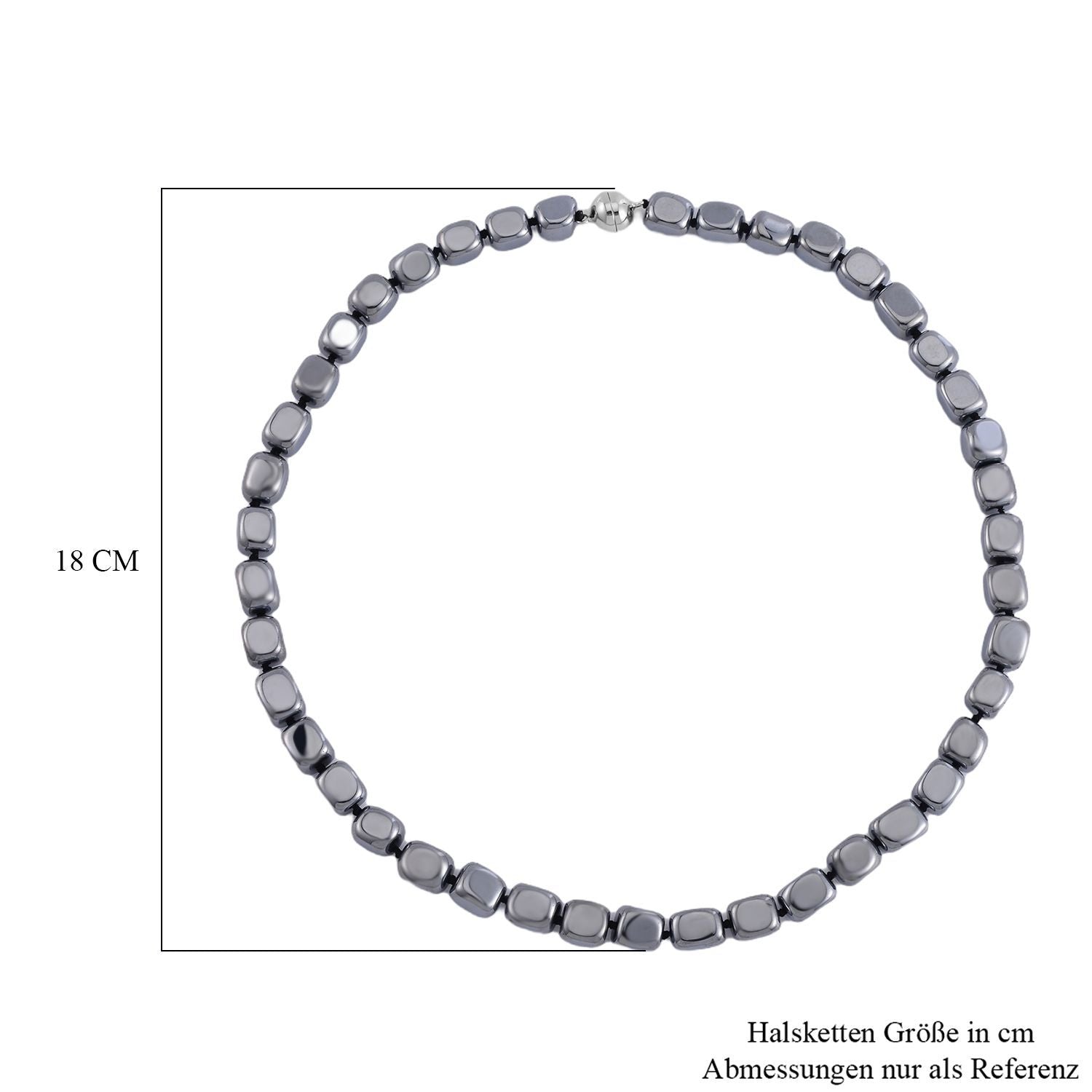 Terahertz Halskette ca. 45 cm 925 Silber rhodiniert