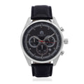 William Hunt - Echtleder-Armbanduhr im Hollywood-Glamour-Stil, 5ATM Wasserdicht, Japanisches Uhrwerk, schwarz