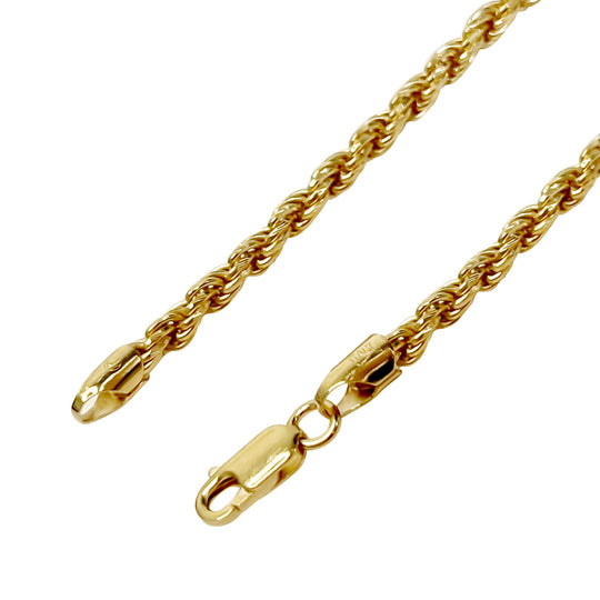 Italienische Kordel-Collier, ca. 50 cm, 925 Silber rosévergoldet, ca. 23,65g