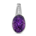 Afrikanischer Amethyst und Zirkon-Anhänger -9,01 ct.