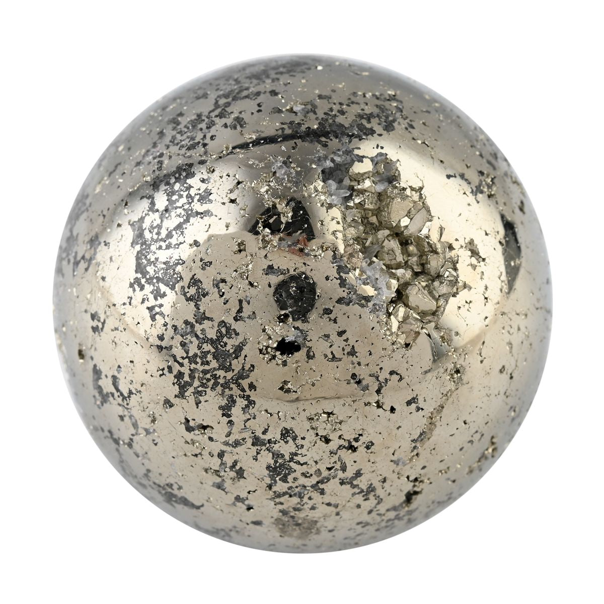 Gem Crystal Kollektion - Pyrit Sphäre, 5-6 cm - M, ca. 2000 cts.