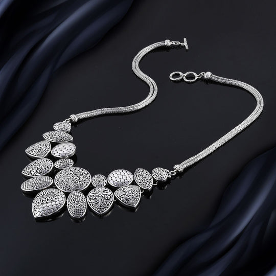 Royal Bali Kollektion - Collier, ca. 50 cm, 925 Silber ca. 76,00g