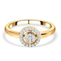 Diamant Halo Ring - 0,20 ct.