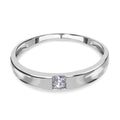 Lustro Stella - Weißer Zirkonia-Ring, 925 Silber rhodiniert (Größe 21.00) ca. 0,25 ct