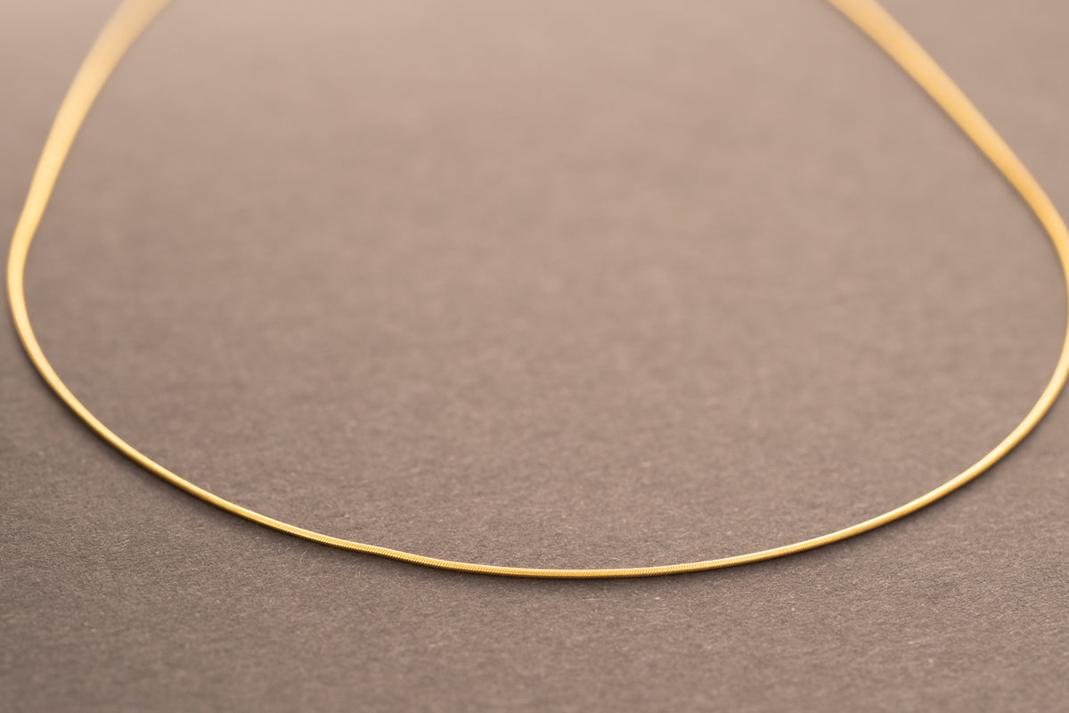 Schlangen-Kette, ca. 45 cm, 585 Gold ca. 2,00g