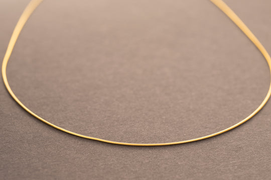 Schlangen-Kette, ca. 45 cm, 585 Gold ca. 2,00g