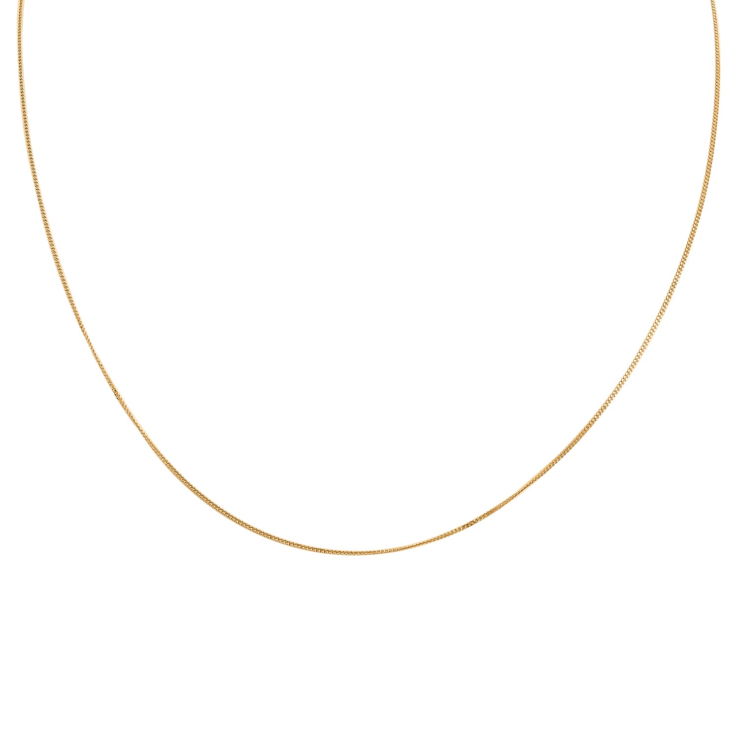 Verstellbare Panzerkette, ca. 45 cm, 585 Gold