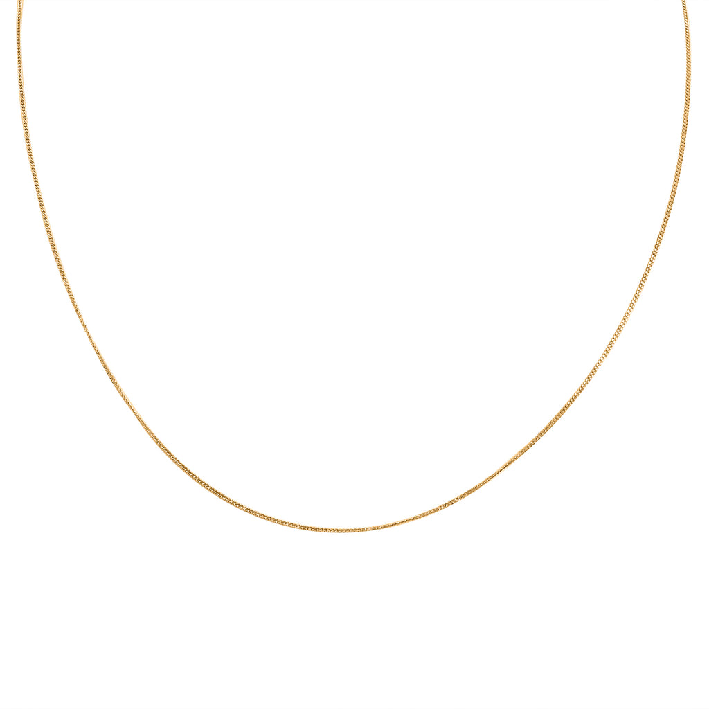 Verstellbare Panzerkette, ca. 45 cm, 585 Gold