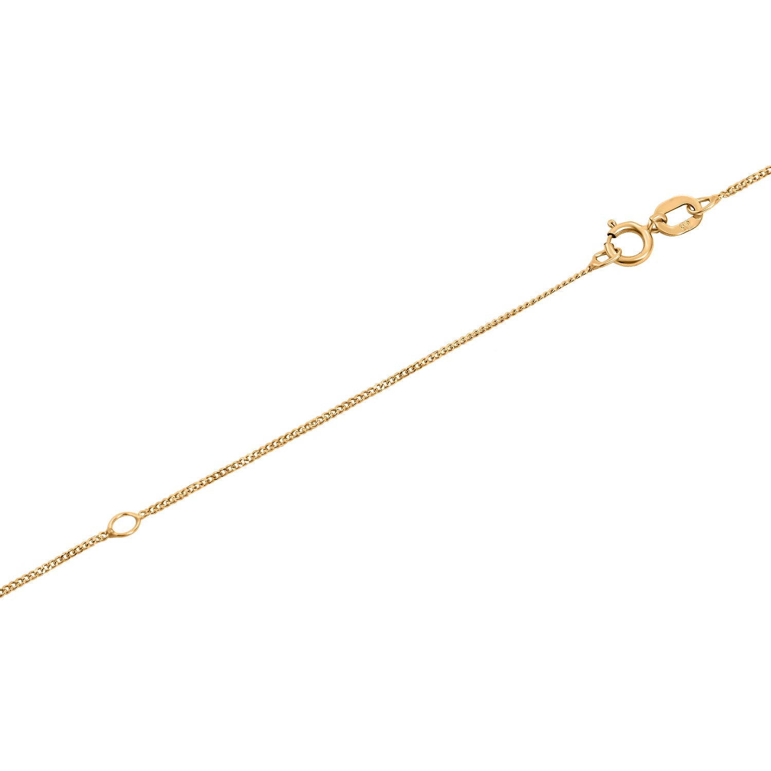 Verstellbare Panzerkette, ca. 45 cm, 585 Gold