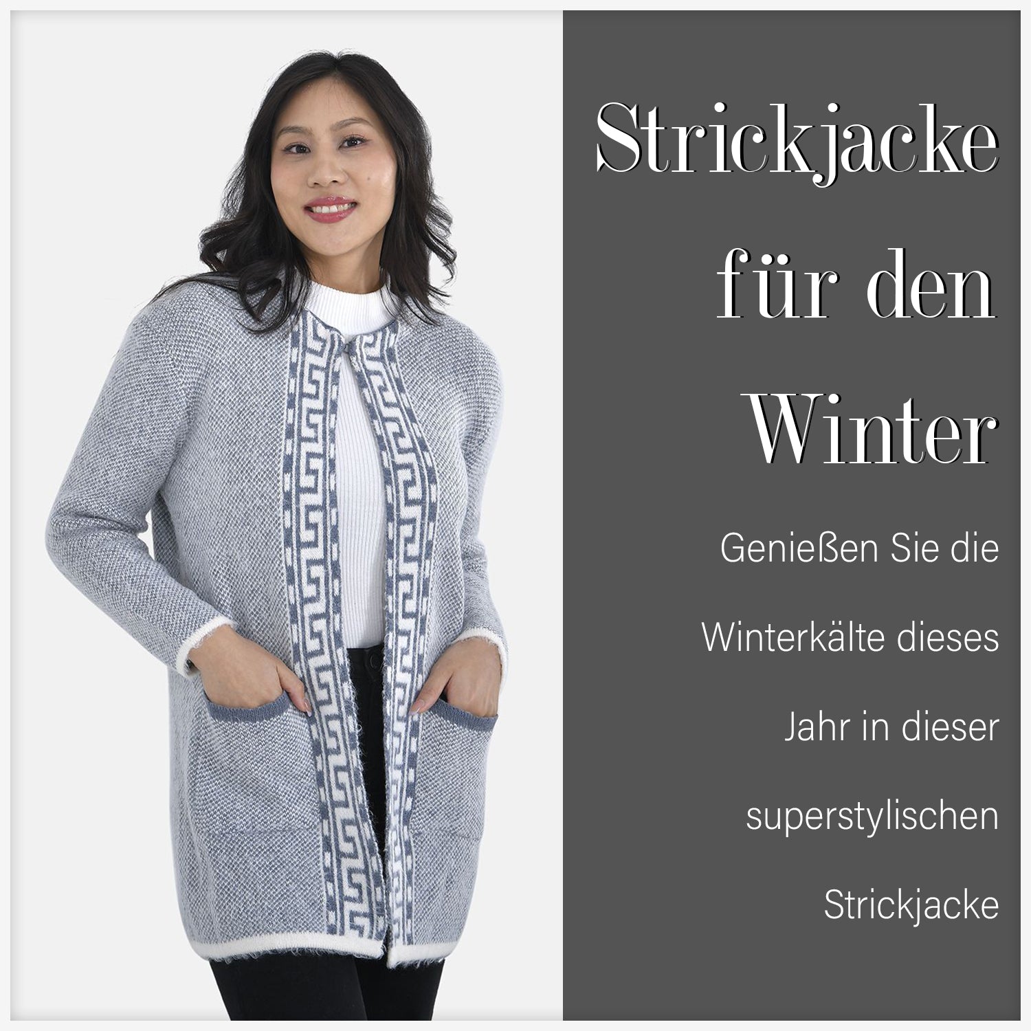 Blau und weiß