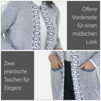 Blau und weiß