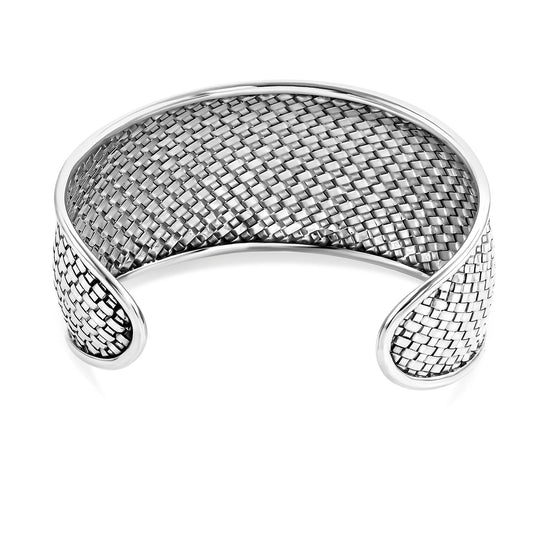 Royal Bali Kollektion - 925 Silber Armreif, ca. 19 cm, ca. 36,00g