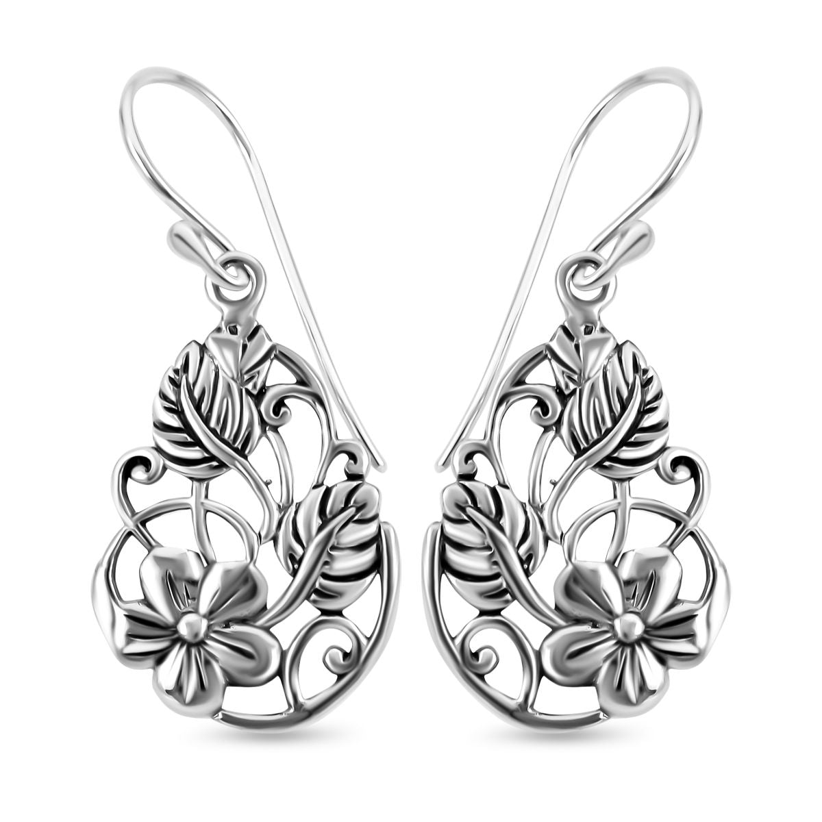 Royal Bali - Ohrringe, 925 Silber