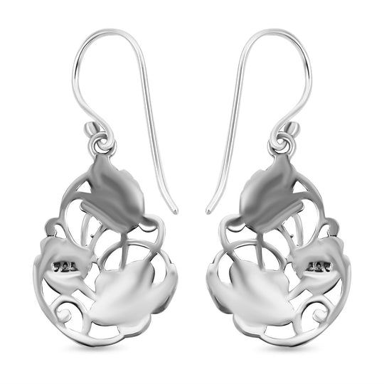 Royal Bali - Ohrringe, 925 Silber