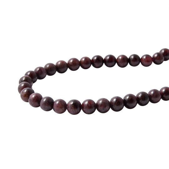 Rote Granat Halskette, ca. 45 cm, Edelstahl ca. 165,00 ct