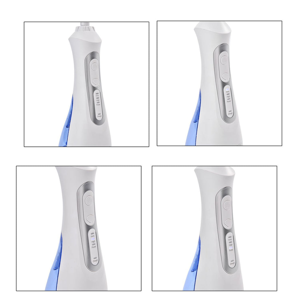 Beautech SG-833 Wasserflosser mit 8 Düsen, 3 Modi und drehbarer Düse, IPX7 wasserdicht, 300ml abnehmbarer Wassertank