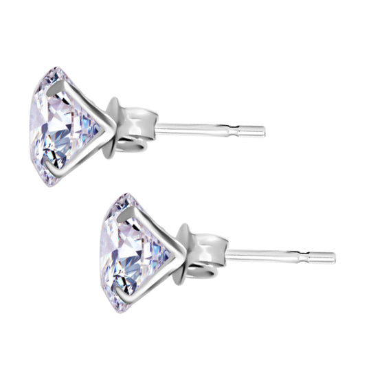 Premium Zirkonia Ohrstecker, 585 Roségold ca. 2.00 ct