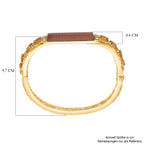 Gold Sandstein, Kristall Armreif ca. 18 cm  Std Gelb