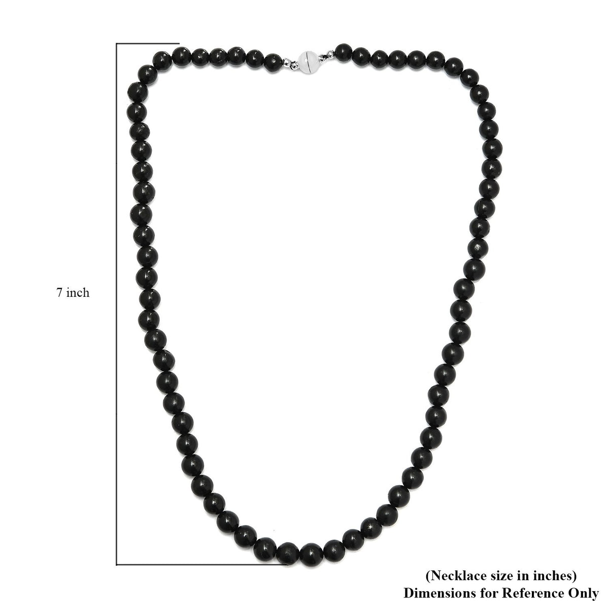 Shungit Halskette, ca. 50 cm, ca. 210.00 ct