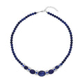Lapislazuli Halskette, ca. 45 cm, ca. 127,50 ct