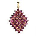 Rhodolith Granat Anhänger - 6,78 ct.