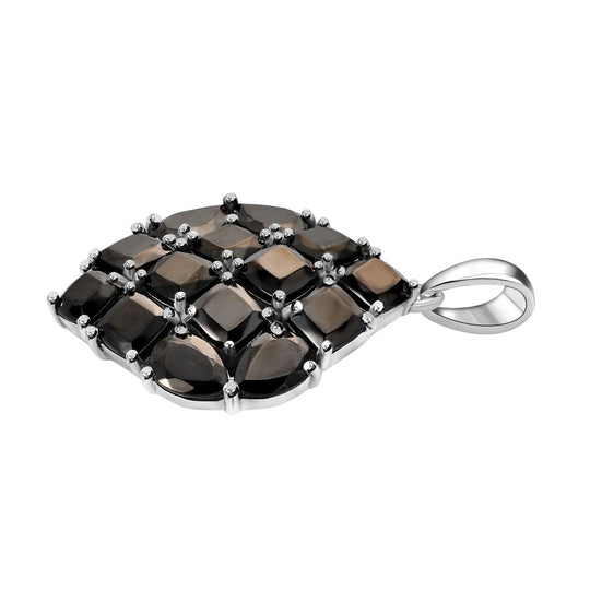Elite Shungit Anhänger 925 Silber platiniert ca. 5,52 ct.