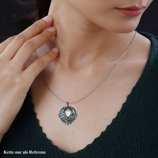 Royal Bali Kollektion - Mehrfach-Turmalin Anhänger, 925 Silber ca. 13,23 ct