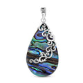 Royal Bali Kollektion - Abalone Muschel Anhänger 925 Silber