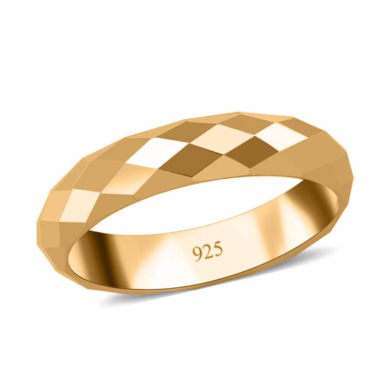 925 Silber Gelbgold Vermeil Ring ca. 3,47g