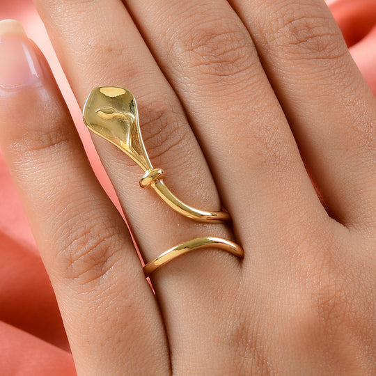 Ring 925 Silber vergoldet