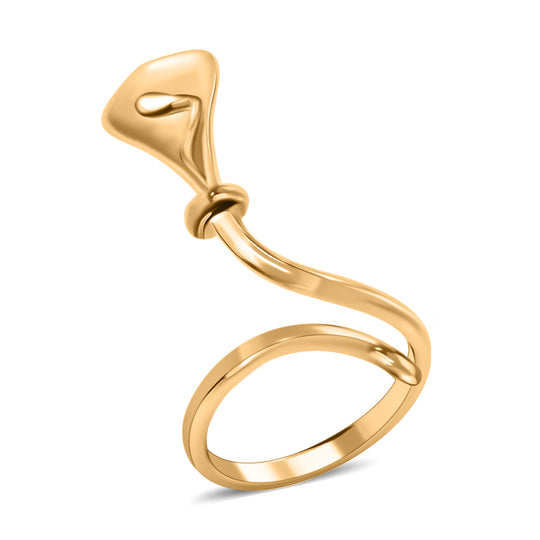 Ring 925 Silber vergoldet