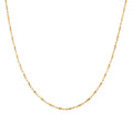 Feine Spindel-Gliederkette, ca. 50 cm, Edelstahl, ca. 8,50g, goldfarben