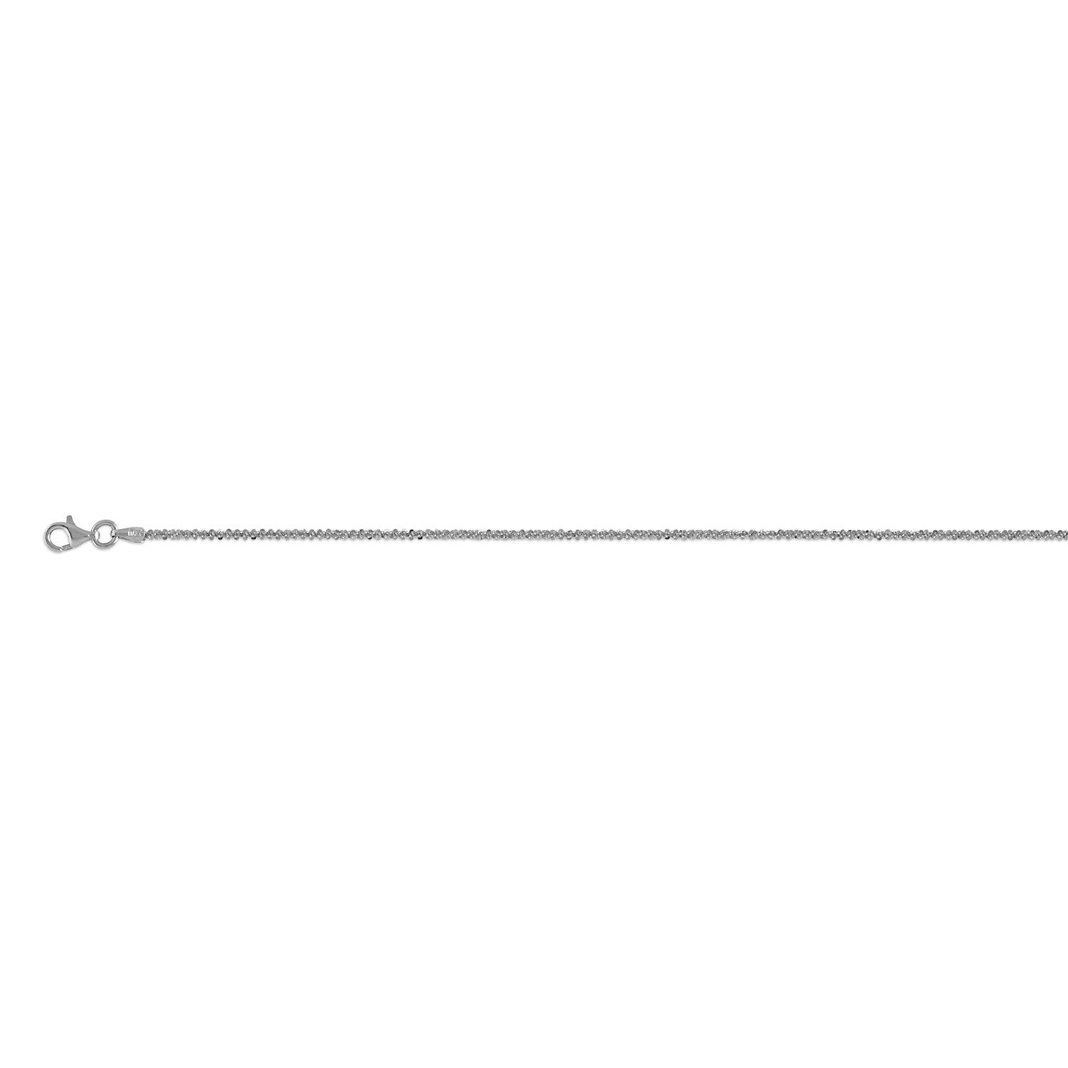 Italianische Funkel-Armband, ca. 19 cm, 925 Silber