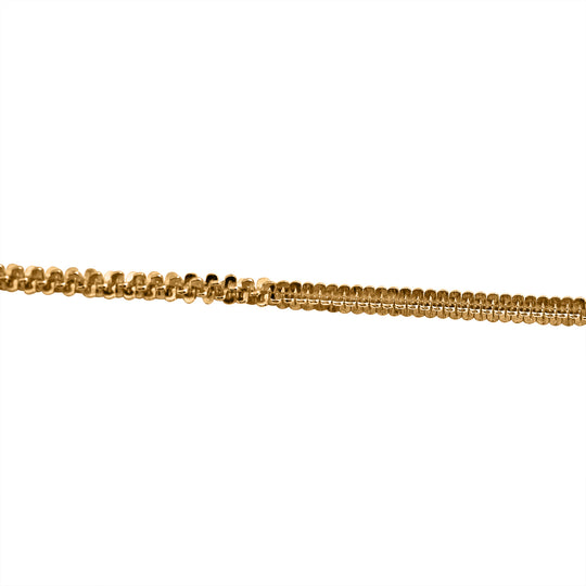 Alternatives Margarita-Armband, ca. 19 cm, 925 Silber vergoldet