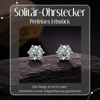 Lab-grown Diamant SI Ohrringe, 585 Gold ca. 1.00 ct