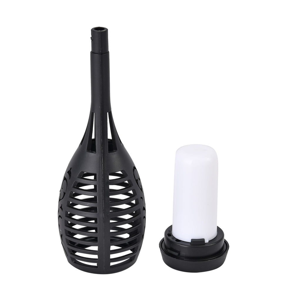 6er Set - Wasserdichte Solar Flackerflamme Gartenbeleuchtung, Größe 7,5x50 cm
