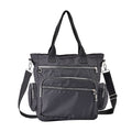 Wasserabweisende Crossbody-Tasche mit Multifächer, Grau