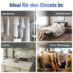 HOME SMART Hängende Luftentfeuchter Tasche 220g*10 1.N.W: 220g Calciumchlorid pro Tasche 2. Lavendel-Duft 3. Weißer oder blauer Haken+angepasster Innenbeutel (Tyvek)+leerer Außenbeutel