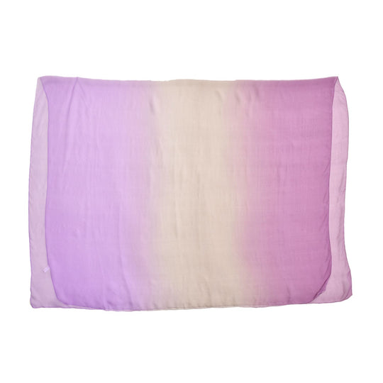 LA MAREY - 100% Maulbeeren-Seidenschal, Chiffon, 110x180 cm, violett