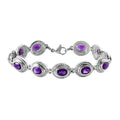 Afrikanisches Amethyst-Armband, 19 cm - 9,14 ct.
