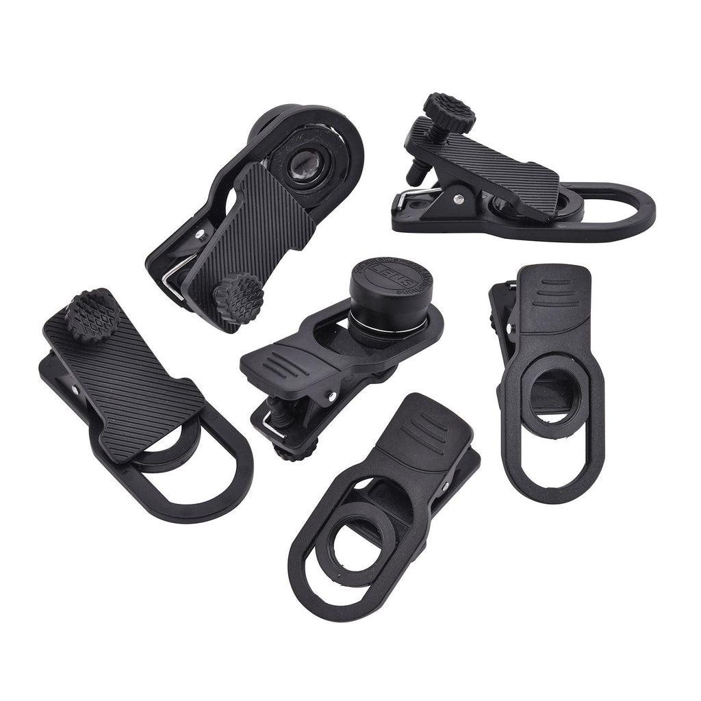 9er Set Handy-Kameraobjektiv-Kit : Teleskop 28X+ Weitwinkel 0,6X+ Makro 20X+ Fischaugenobjektiv 198 Grad