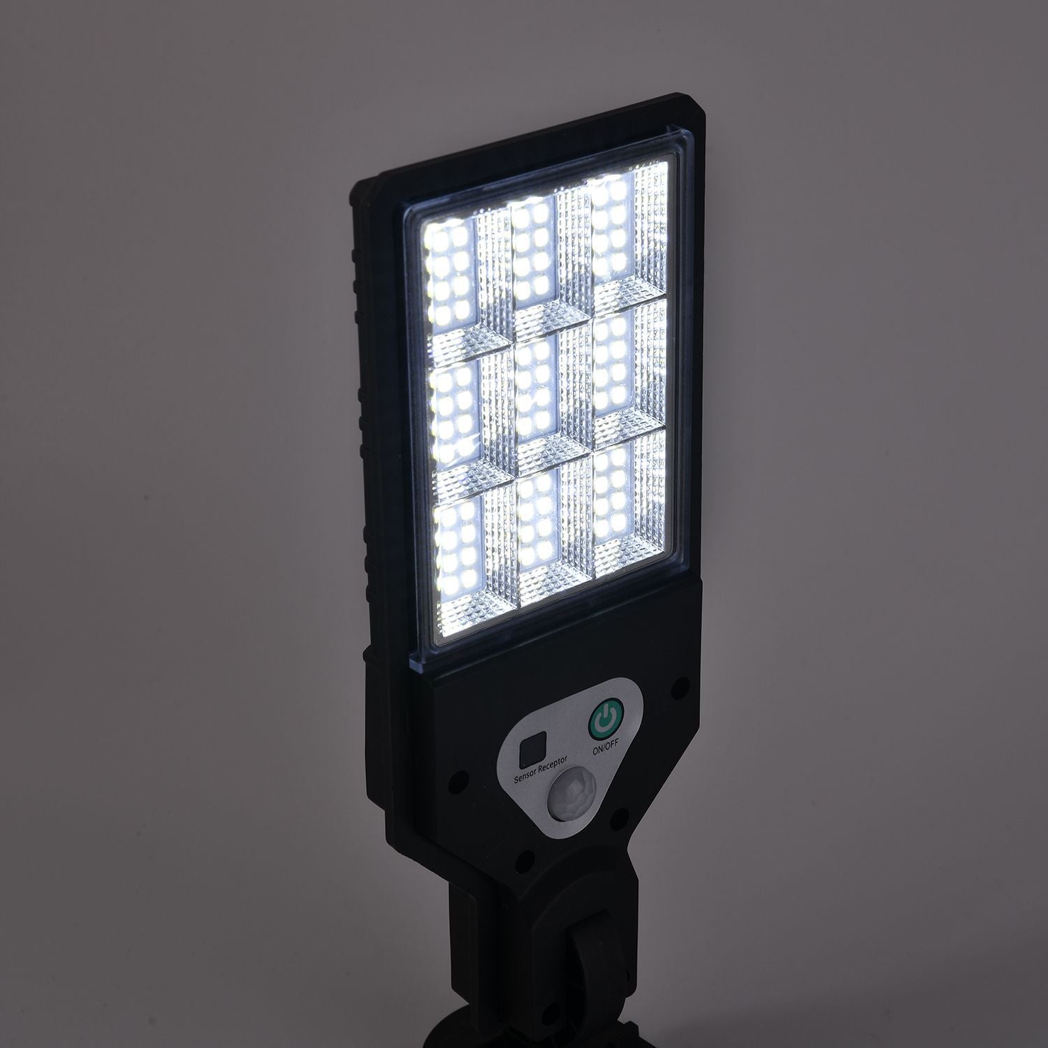 Sensor-Solar-Straßenlampe Material, Solar-LED, mit Fernbedienung, schwarz