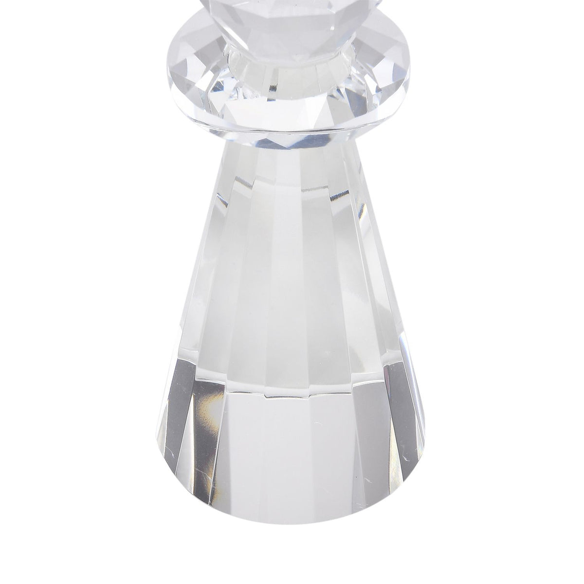 Kristall-Kerzenhalter für Kegelkerzen, Größe:23cm