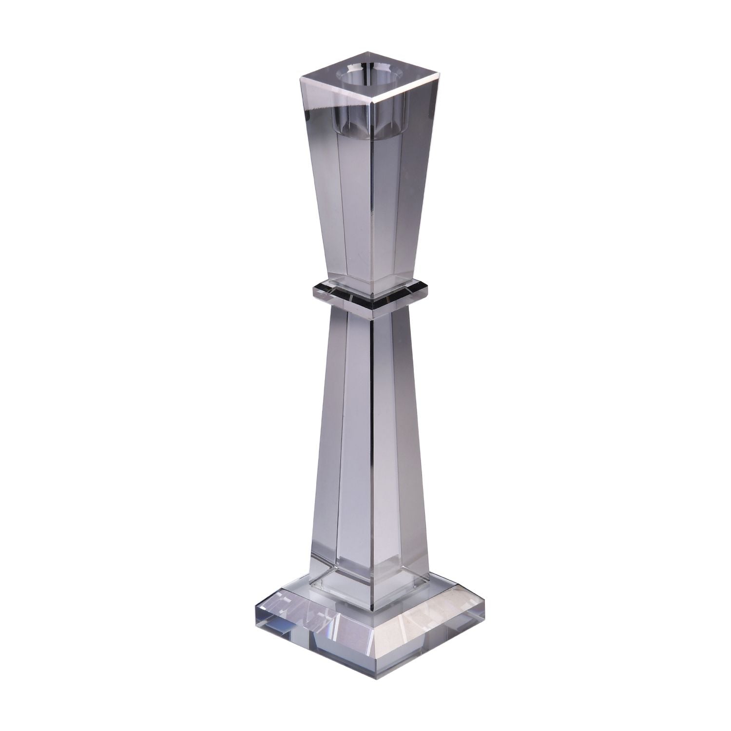 Kristall-Kerzenhalter für Kegelkerzen, Größe:24cm