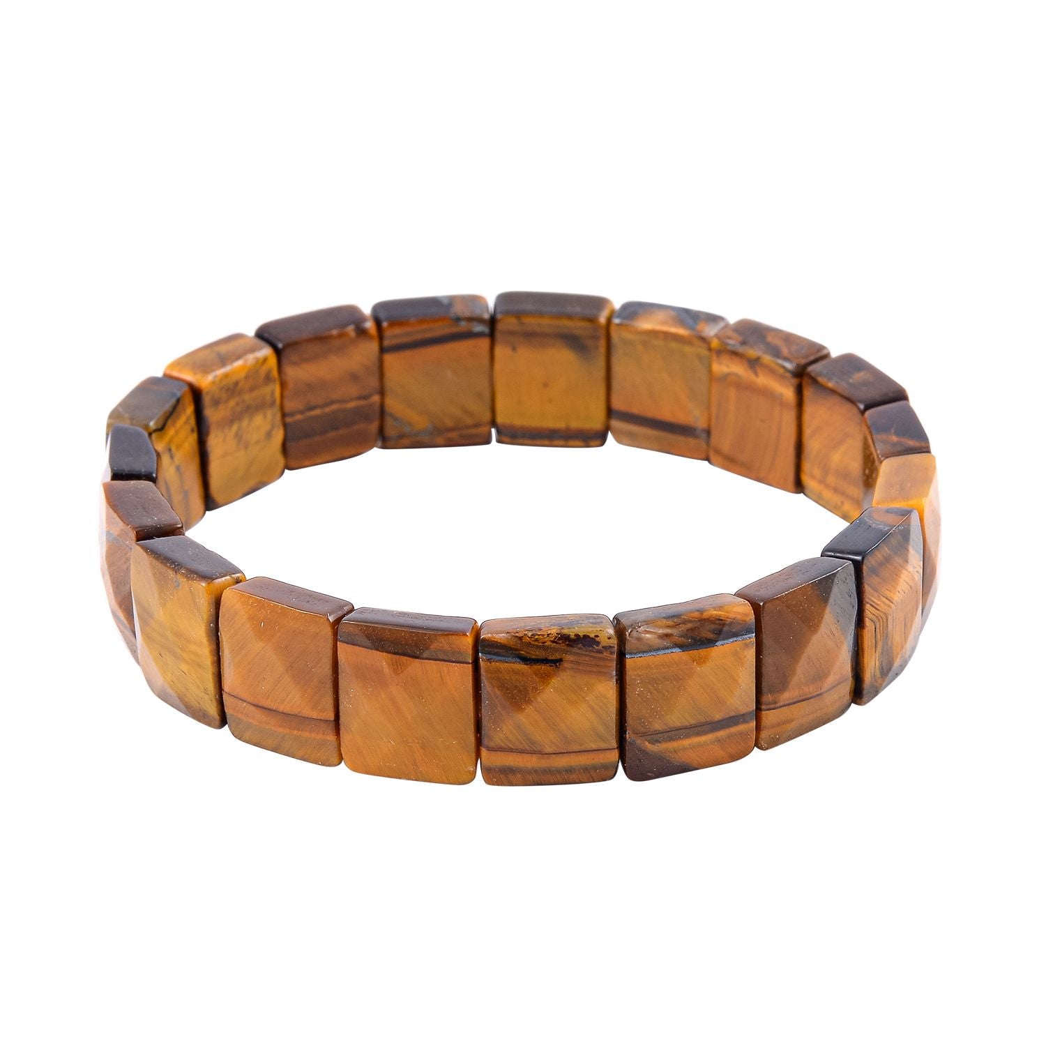 Gelbes Tigerauge Armband, 18 cm, ca. 138.40 ct